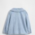 LS COLLAR DNM TOP LIGHT WASH