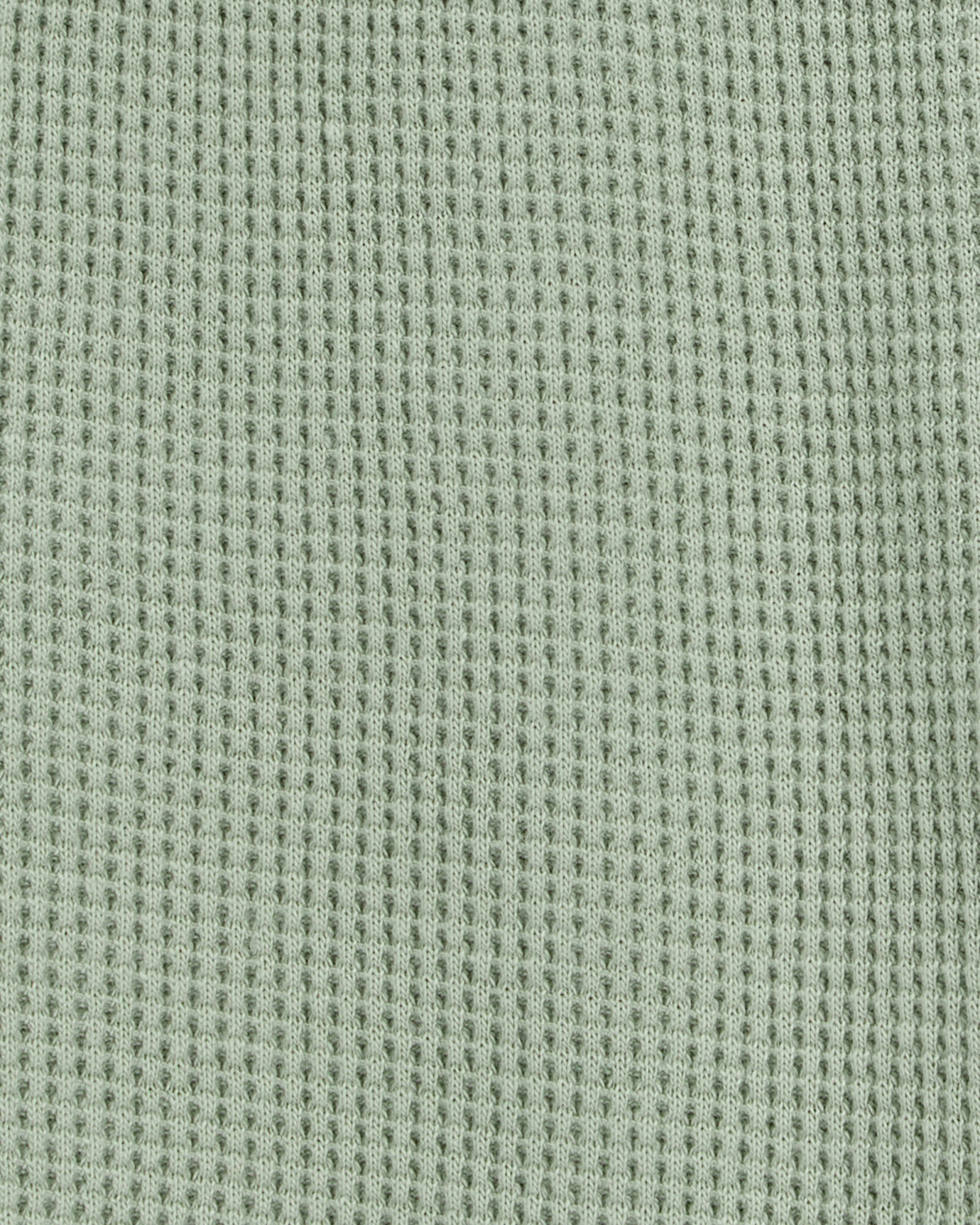 Short de algodón, punto waffle, verde Sin color