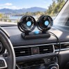 Ventilador doble para auto con USB Ventilador doble para auto con USB