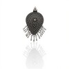 Dije hoja Hindu - Plata Tailandesa 925-Sin piedra-CP4585 sinpiedra