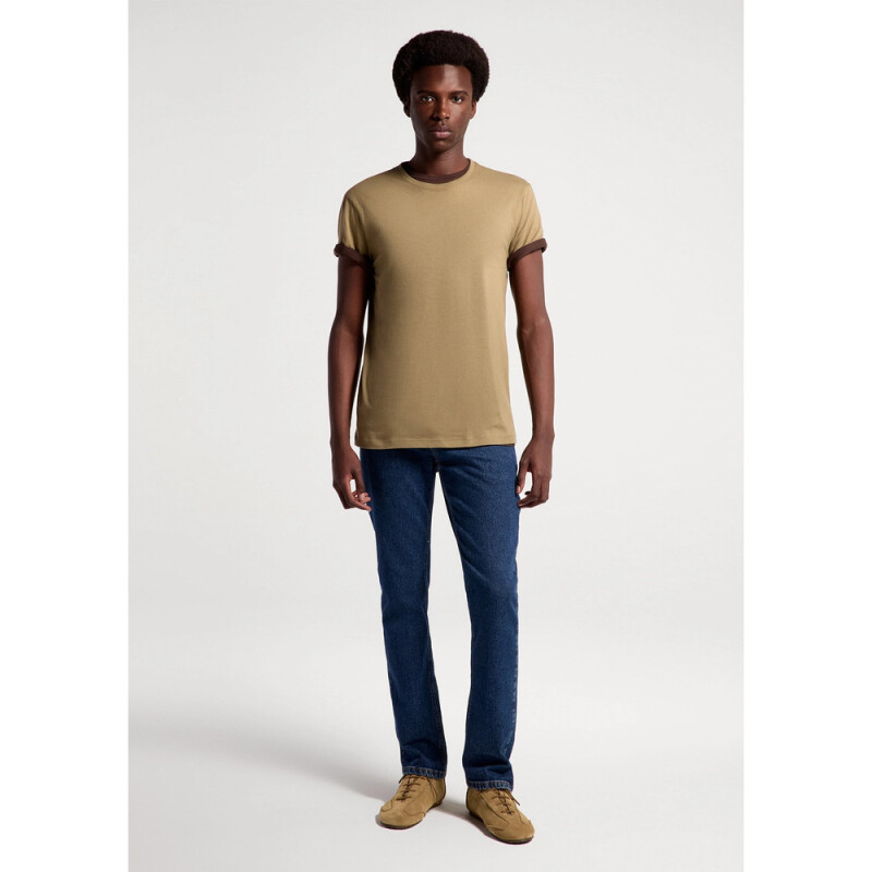 CAMISETA MM MASC MARROM MESCLA