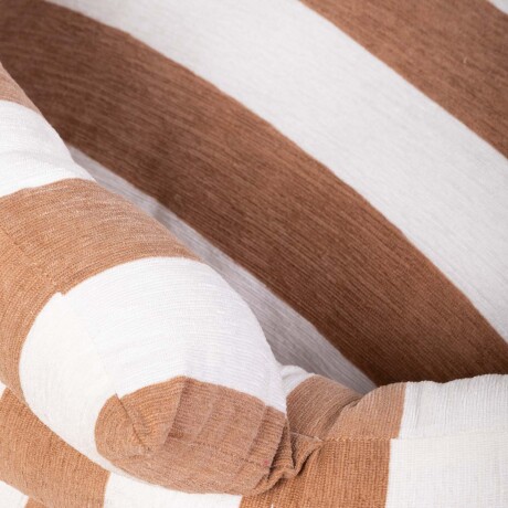CAMA MASCOTAS RAYAS ALGODON MARRON ANK-03