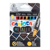 Crayones Metálicos x8 Carioca Crayones Metálicos x8 Carioca