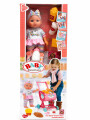 BEBOTE SET CON ACCESORIOS ROSADO