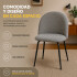 Silla Comedor ComboHome Cali Eames X4 Gris 1