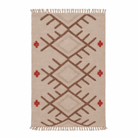 ALFOMBRA ALGODON NATURAL-BEIGE YANTRA