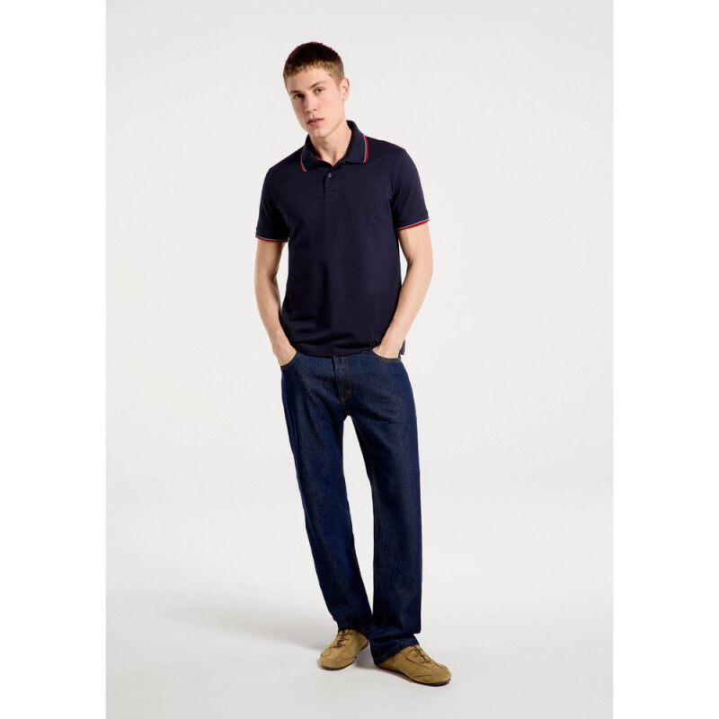 CAMISA POLO MM MASC AZUL ESCURO
