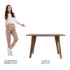Mesa Lumax Rectangular Madera Rústica Escritorio Mesa Lumax Rectangular Madera Rústica Escritorio