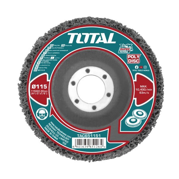 Disco de polietileno 4 1/2" total TAC651151 Disco de polietileno 4 1/2" total TAC651151