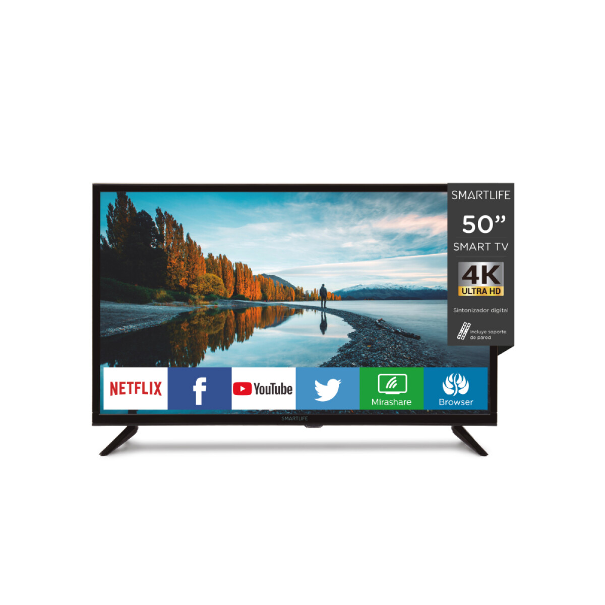 Smart TV Smartlife 50" UHD 4K SL-TV50UHDW 