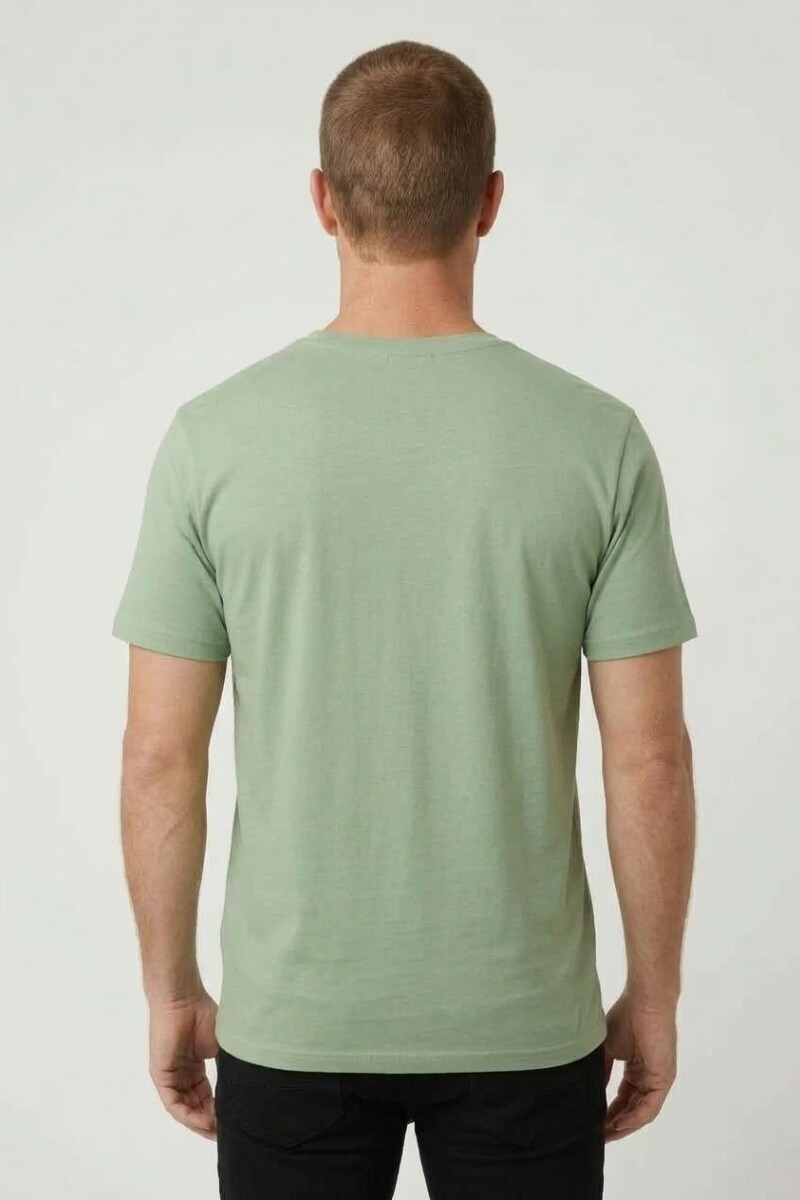 Remera m/c estampada Rambla VERDE