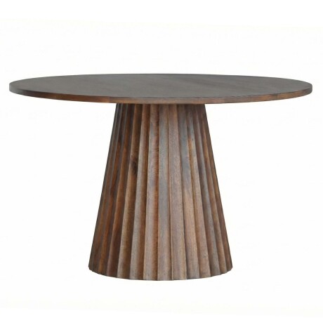 MESA DE COMEDOR MADERA-DE-MANGO MARRON ROMÁN