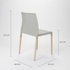 Silla CHLOE Gris