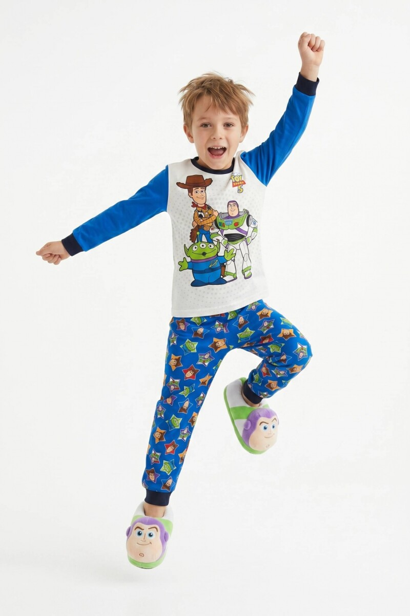 Pijama m/l largo niño TOY STORY AZUL