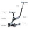 Monopatin DELUXE Qplay Sema 2 en 1 Azul