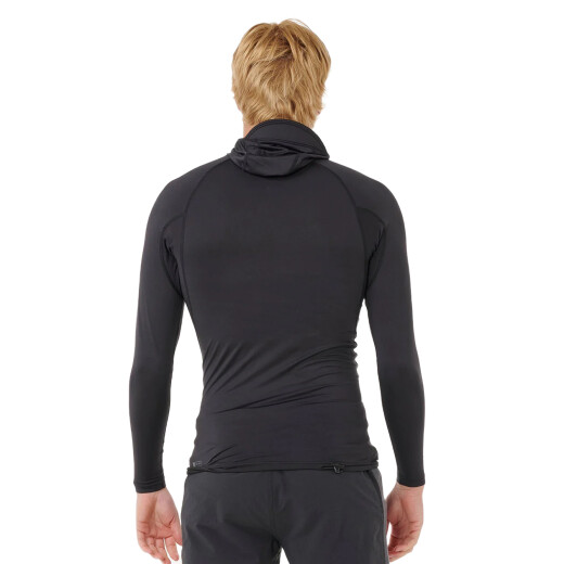 Lycra Rip Curl Search Upf Perf Hood - Negro Lycra Rip Curl Search Upf Perf Hood - Negro