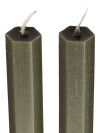 Vela candelabro HOLME H20cm oliva 4u/pk Vela candelabro HOLME H20cm oliva 4u/pk