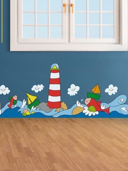 WALLPOPS SEA BORDER N/A