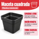 Maceta chica 7,5 lts NEGRO