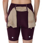 Bikers Running Road High Waist 8In Sprinter Mujer Dark Aubergine