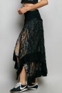 FALDA MIDI Negro