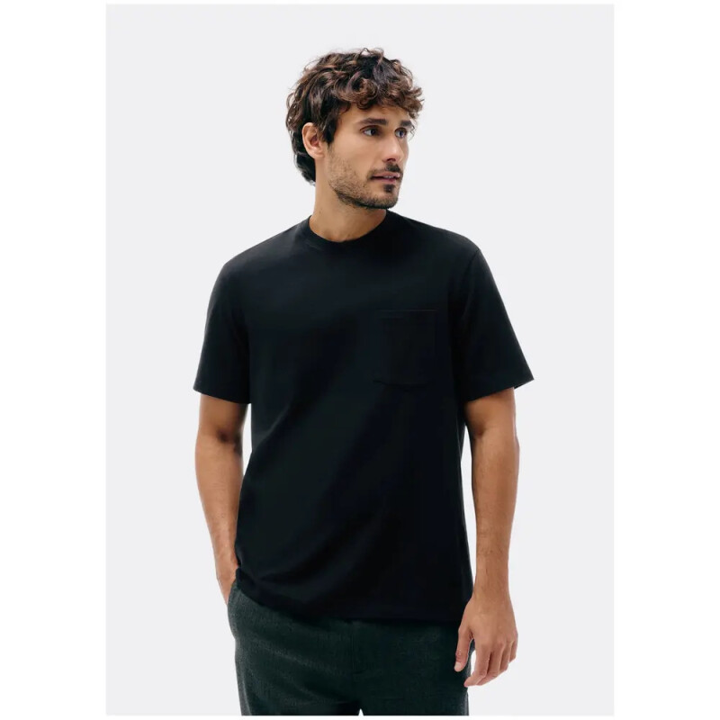 CAMISETA MM MASC PRETO ESCURO