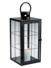 Farol VILLADS W16xL16xH36cm negro Farol VILLADS W16xL16xH36cm negro