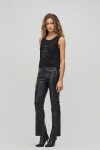 Pantalón Tori en Cuero Negro