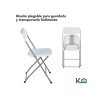 Silla Plastico Reforzada Plegable Eventos Jardin Silla Plastico Reforzada Plegable Eventos Jardin