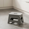 Banco plegable multiuso 22 cm gris oscuro