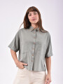 CAMISA COZUMEL VERDE GRISACEO