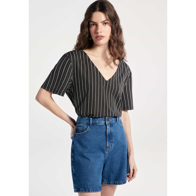 BLUSA MM FEM MARROM