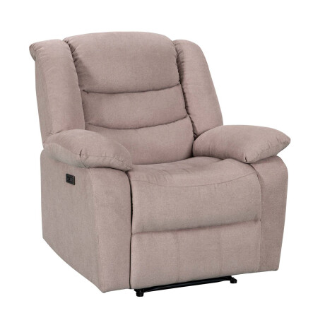 RECLINER ELÉCTRICO TELA MARRON MARSELLA II TAUPE