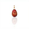 Dije Gota-Oro bajo-Piedra Jasper-CP8622 conpiedra