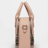 Cartera de mano New Penny en efecto cuero saffiano Rosa