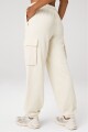 Year Round Terry Cargo Jogger Bone Heather