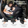 Butaca i-TWIST KIKKABOO ISOFIX 360 0-36kg C LEG SUPPORT - black Butaca i-TWIST KIKKABOO ISOFIX 360 0-36kg C LEG SUPPORT - black