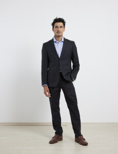 220262 TRAJE SLIM FIT HARRINGTON LABEL Gris Medio