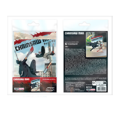 Chainsaw Man Acryl Diorama - Chainsaw Man vs Sword Deamon Chainsaw Man Acryl Diorama - Chainsaw Man vs Sword Deamon