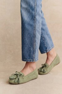 Mocasin Gamuza Oliva