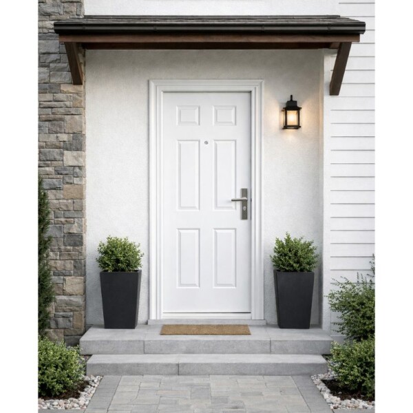 PUERTA SEMI BLINDADA BLANCA 27 KG - IZQUIERDA PUERTA SEMI BLINDADA BLANCA 27 KG - IZQUIERDA