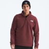 Buzo Polar Textured cierre de 1/4 hombre Sumac Heather