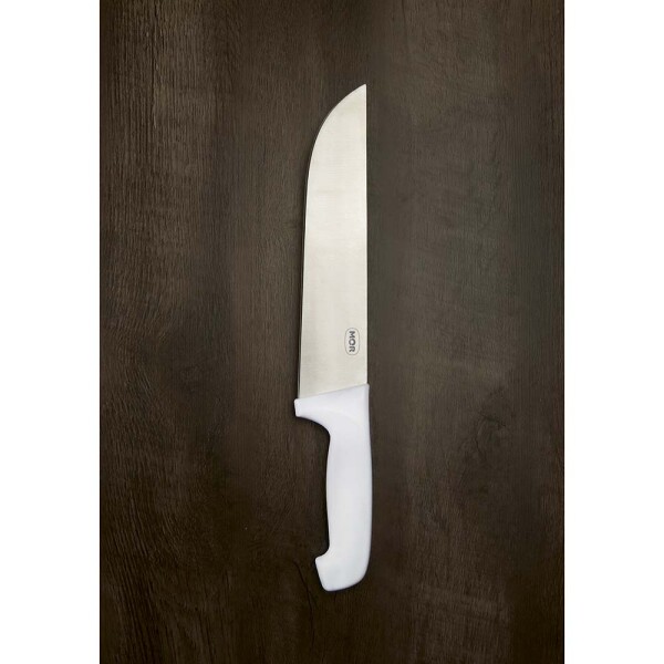 CUCHILLA ASADOR 9" MANGO BLANCO BLANCO