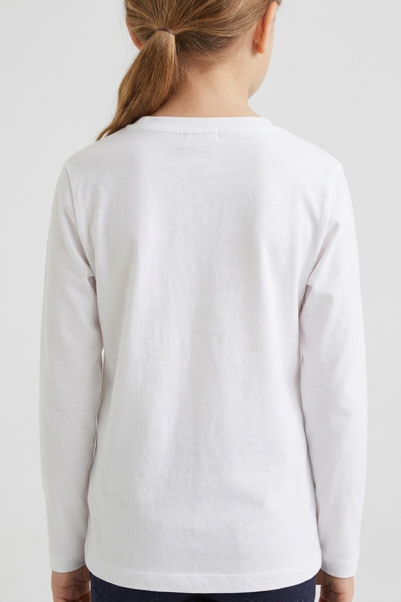 Camiseta manga larga BLANCO