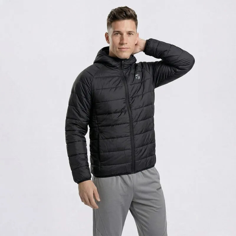 CAMPERA GD MEN C/CAP negro NEGRO