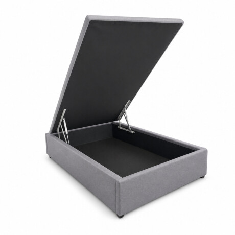 BOX BAÚL 1 1/2 PLAZA MADERA GRIS ARCA