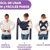 Mochila porta bebe fular pre armado chicco BOPPY azul marino