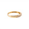 Anillo doble Sin Fin-Oro bajo-Piedra zirconias-AN8018 conpiedra