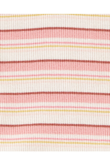 Remera de algodón manga corta con botones. Talles 2-5T Sin color