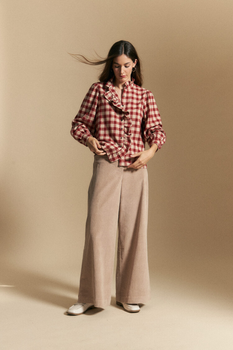 CAMISA CARLISE Ladrillo